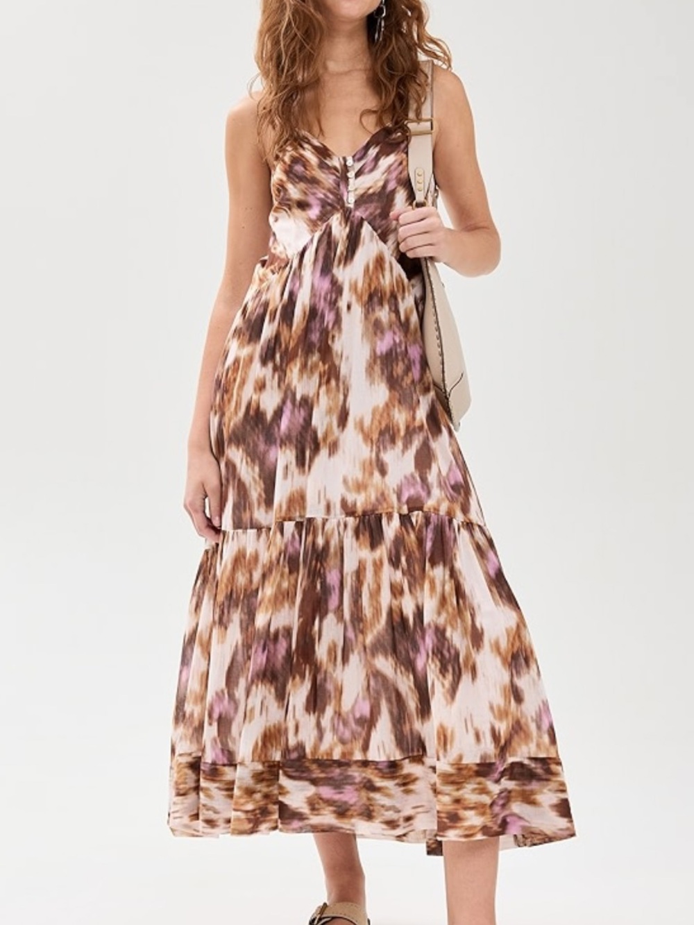 Isabel Marant Etoile Sabba tie dye midi dress 44 / 12